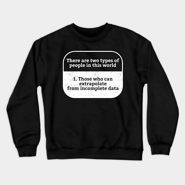 There Are Two Types of People in This World - Programming Crewneck Sweatshirt by Lumintu Merch